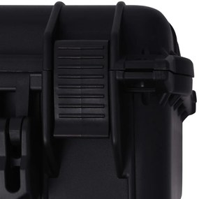 Caixa de equipamento protetora 40,6x33x17,4 cm preto