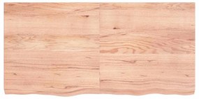 Prateleira de parede 120x60x(2-6) cm carvalho tratado castanho