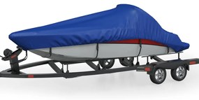 93231 vidaXL Cobertura para barcos 530x279 cm azul