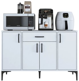 Armário Multiusos JE136 – Branco – 120x78,6x40 cm