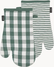 Luvas de forno Eco Gingham, conjunto de 2