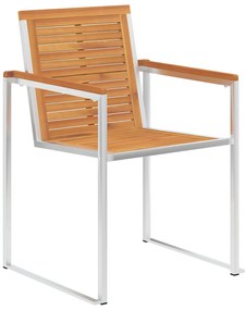 Conjunto de Jantar de Jardim 7 Peças vidaXL Madeira Acácia Maciça