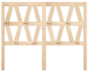 Cabeceira de cama 146x4x100 cm pinho maciço