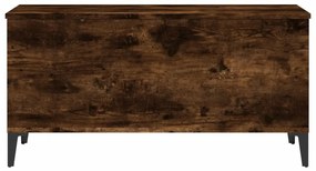 Mesa de centro 90x44,5x45 cm derivados madeira carvalho fumado