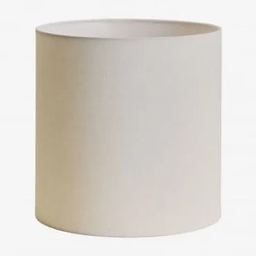 Arlina Tecido Para Abajur Branco Quebrado & Ø30 Cm - ↑30 Cm - Sklum