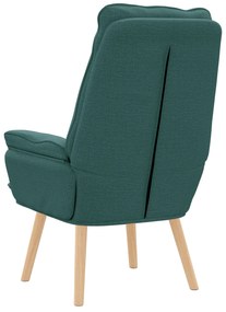 Poltrona Relaxante Verde Escura Tecido