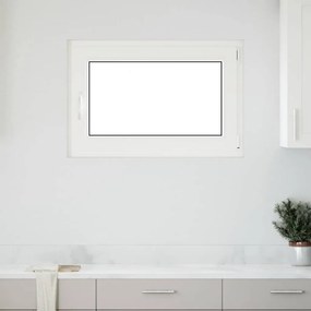 vidaXL Janela de porão "RISOR" 90x50 cm oscilobatente DIN direita branca