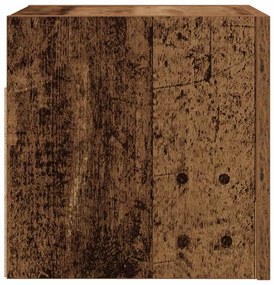 Móvel de TV de parede 2 pcs 30,5x30x30 cm madeira velha