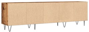 Móvel de TV 150x30x44,5 cm derivados de madeira madeira velha