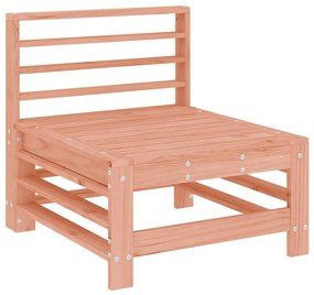 6 pcs conjunto lounge de jardim madeira de douglas maciça