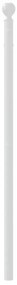 Cabeceira de cama 80 cm metal branco