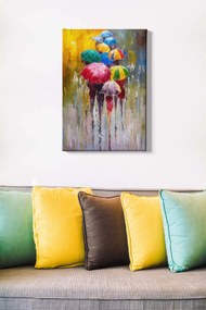 Pintura Decorativa em Tela 613776053 – Multicolor – 50 x 70 cm
