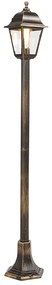 Lanterna clássica ouro antigo 122 cm IP44 - Capital Clássico / Antigo