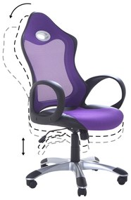 Cadeira de escritório violeta iCHAIR Beliani