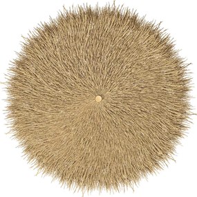 Guarda-chuva Tiki com dossel de folha de bananeira 240 cm Bambu