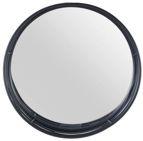 Espelho de Parede 41 X 13 X 41 cm Preto Metal