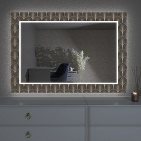 Espelho LED com decoração D19