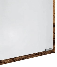 Espelho de Casa de Banho LED Madeira Velha 40x8.5x37 cm Madeira de Eng