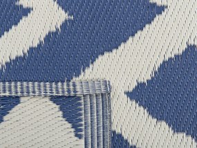 Tapete de exterior azul marinho 120 x 180 cm SIRSA Beliani