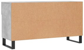 Banco sapateira 102x35x55 cm derivados madeira cinzento cimento