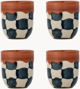 Canecas artesanais Check, conjunto de 4