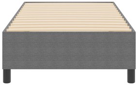 Cama Box Spring Cinza Claro 90x200 cm Tecido Cotelê