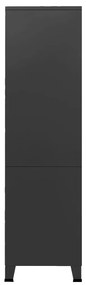 Roupeiro industrial 90x50x180 cm metal preto