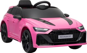 Carro Elétrico Audi RS 6 Avant GT para Crianças 12V com Comando 2,4 G Motor Duplo Arranque Suave e Suspensão
