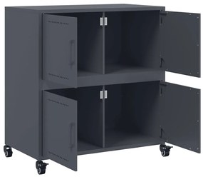 Aparador 68x39x72 cm aço antracite
