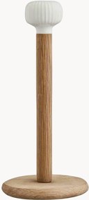 Suporte para rolos de cozinha em madeira de carvalho artesanal Hammershøi