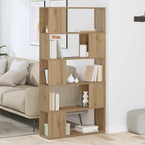 Estante de TV Carvalho Artisan MDF 80 x 24 x 155 cm Estante de TV