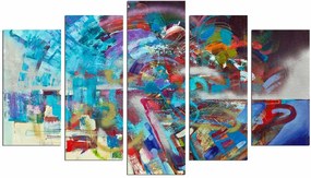 Quadro Decorativo MDF 5PMDF-31 – Multicolor – 110 x 60 cm