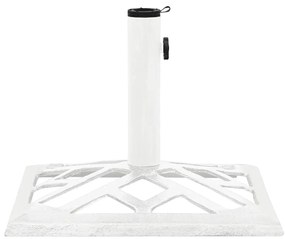 Base para guarda-sol ferro fundido 44x44x31 cm branco