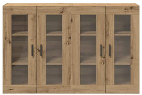 Gabinetes de Parede - 2 peças em Carvalho Artesão 69,5 x 34 x 90 cm