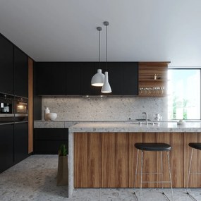 Candeeiro de Teto Suspenso Betão DAMASO Cinzento