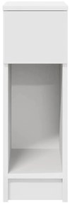 Mesa de cabeceira com gaveta 20x36x60 cm branco