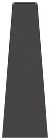 Fogo de Vila XL Preto 50x35x100 cm Aço