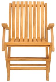 Cadeiras de jardim dobráveis 8 pcs 61x67x90 cm teca maciça