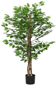 Planta de Ficus artificial 788 folhas 120 cm verde