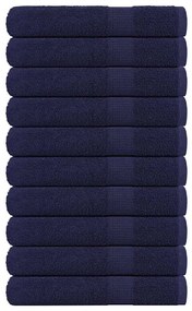 Toalhas 10 pcs 100x200 cm 360 gsm 100% algodão azul marinho