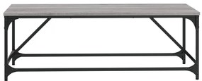 Mesa de centro 100x50x35 cm derivados de madeira cinza sonoma