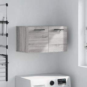 Armário parede 60x36,5x35 cm derivados de madeira cinza sonoma