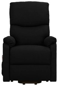 Poltrona de massagens elevatória tecido preto