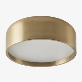 Plafonier De Teto Em Ferro Glatzer Dourado - Sklum