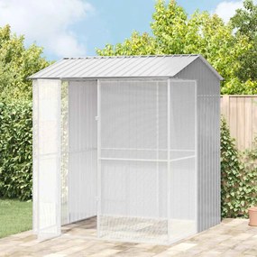 vidaXL Gaiola para Pássaros Cinzeto 215 x 210 x 247 cm Aço Galvanizado