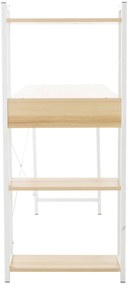 Secretária com prateleiras laterais Poe 120 x 111 x 44 cm Cor de Madeira
