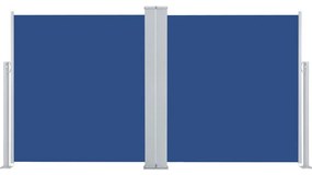 Toldo lateral retrátil 160x600 cm azul