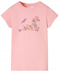 T-shirt de criança rosa 128