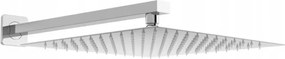 Mexen Chuveiro Slim 30 x 30 cm com braço de chuveiro, cromado - 79130112-00