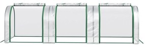 Estufa 295x100x80 cm para Jardim Varanda Estufa Pequena para Cultivo d